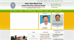 Desktop Screenshot of jnvmedak.gov.in